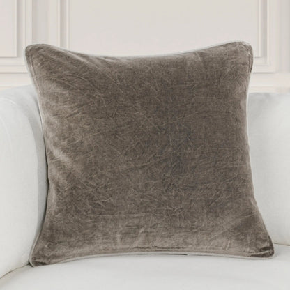 Harriet Velvet Throw Pillow by Villa by Classic Home. Made from 100% cotton velvet in a unique style.