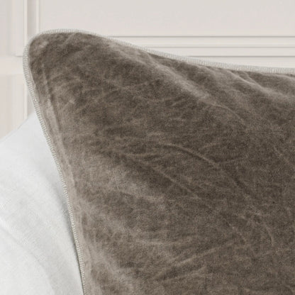 Harriet Velvet Throw Pillow by Villa by Classic Home. Made from 100% cotton velvet in a unique style.