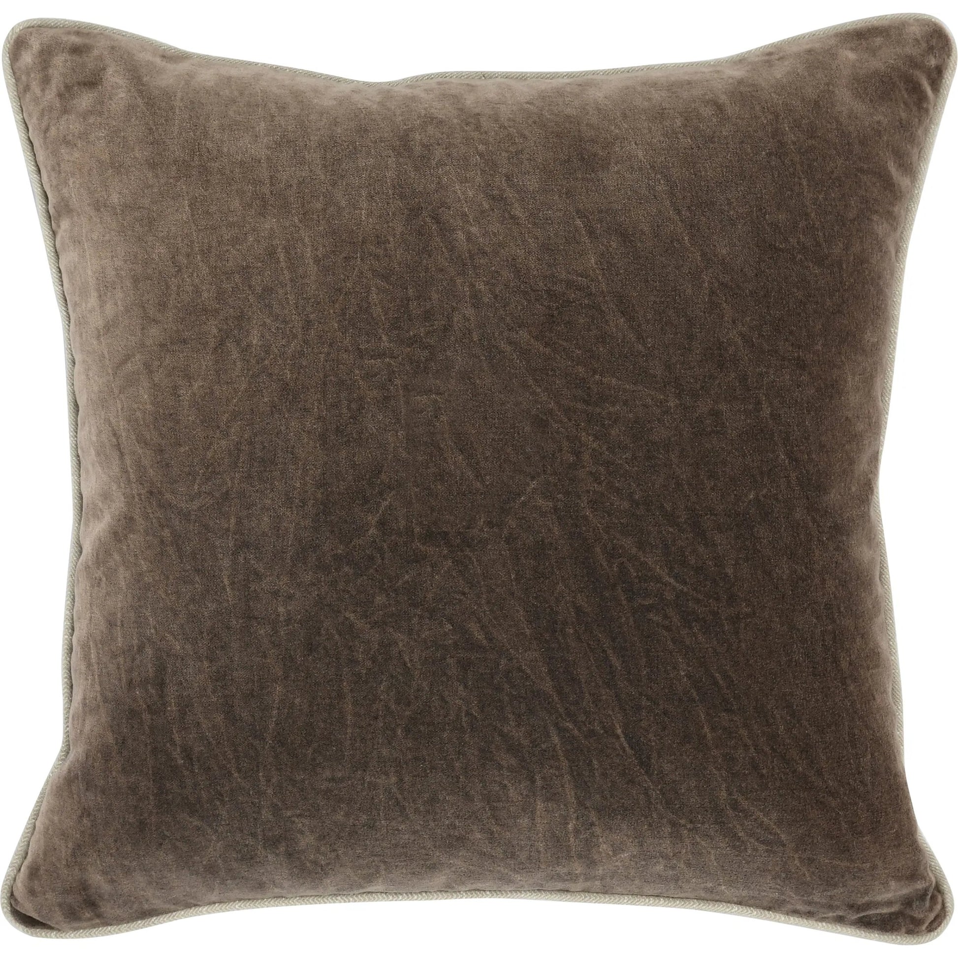 Harriet Velvet Throw Pillow by Villa by Classic Home. Made from 100% cotton velvet in a unique style.