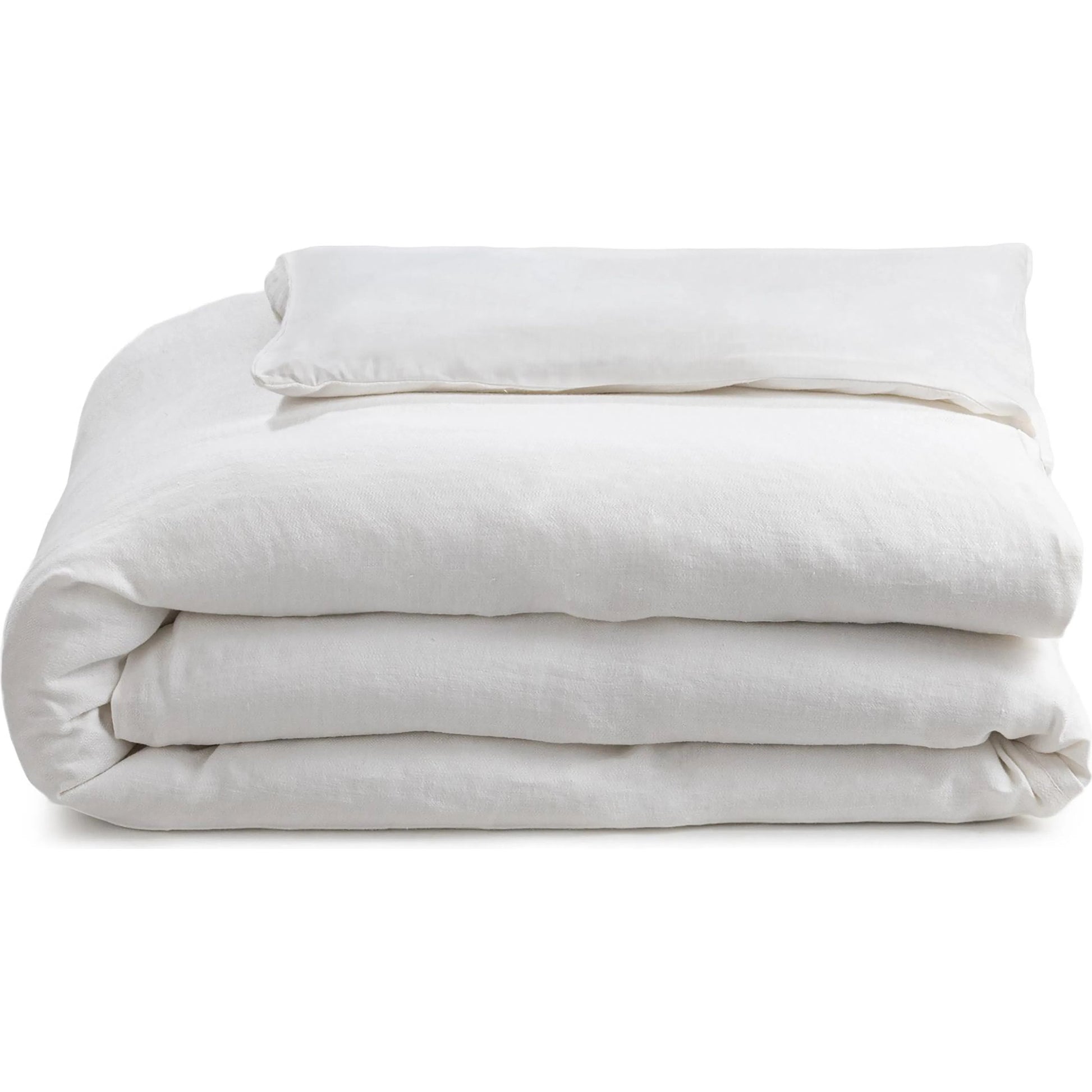 Beaumont 100% Linen Duvet by Villa by Classic Home. Made from 100% belgian flax linen 100% solid cotton back with hidden button closure in a unique style.