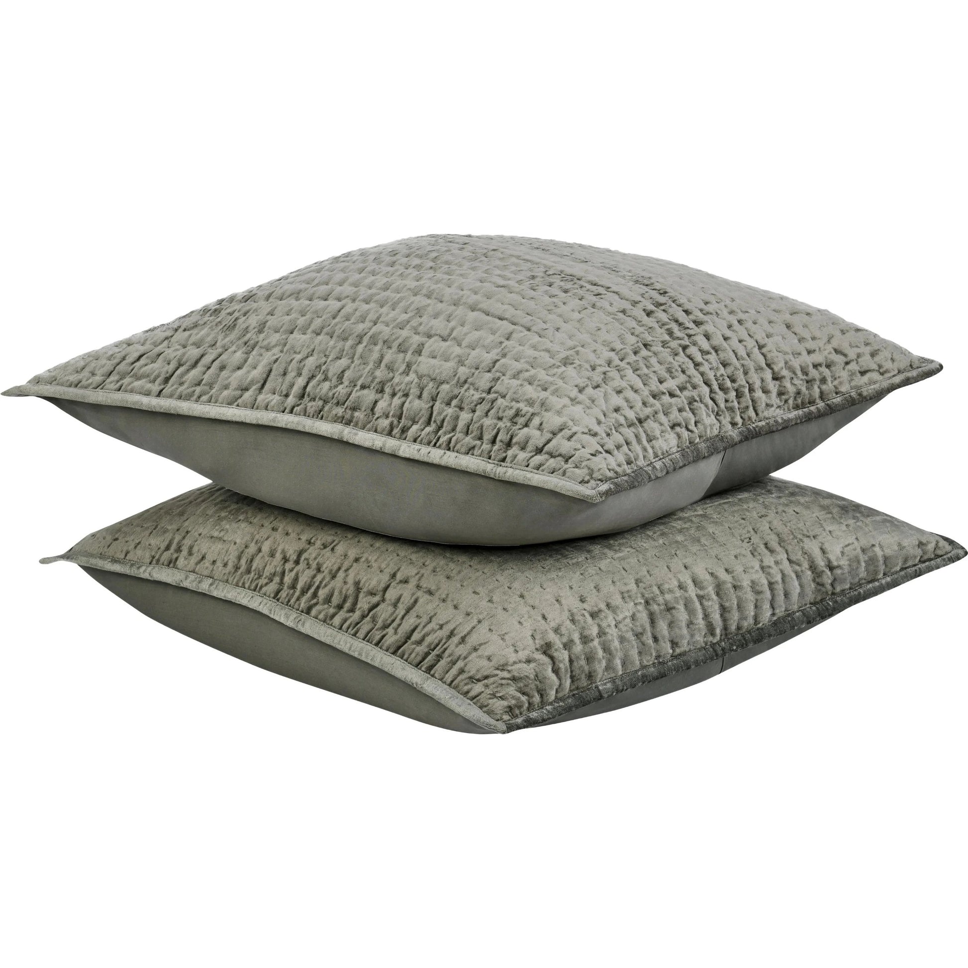 Dimitry 100% Rayon Velvet Euro Sham by Villa by Classic Home. Made from front: 100% rayon velvet; back: 100% solid cotton back in a modern style.