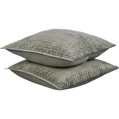 Dimitry 100% Rayon Velvet Euro Sham by Villa by Classic Home. Made from front: 100% rayon velvet; back: 100% solid cotton back in a modern style.