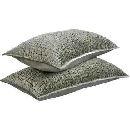 Dimitry 100% Rayon Velvet Euro Sham by Villa by Classic Home. Made from front: 100% rayon velvet; back: 100% solid cotton back in a modern style.