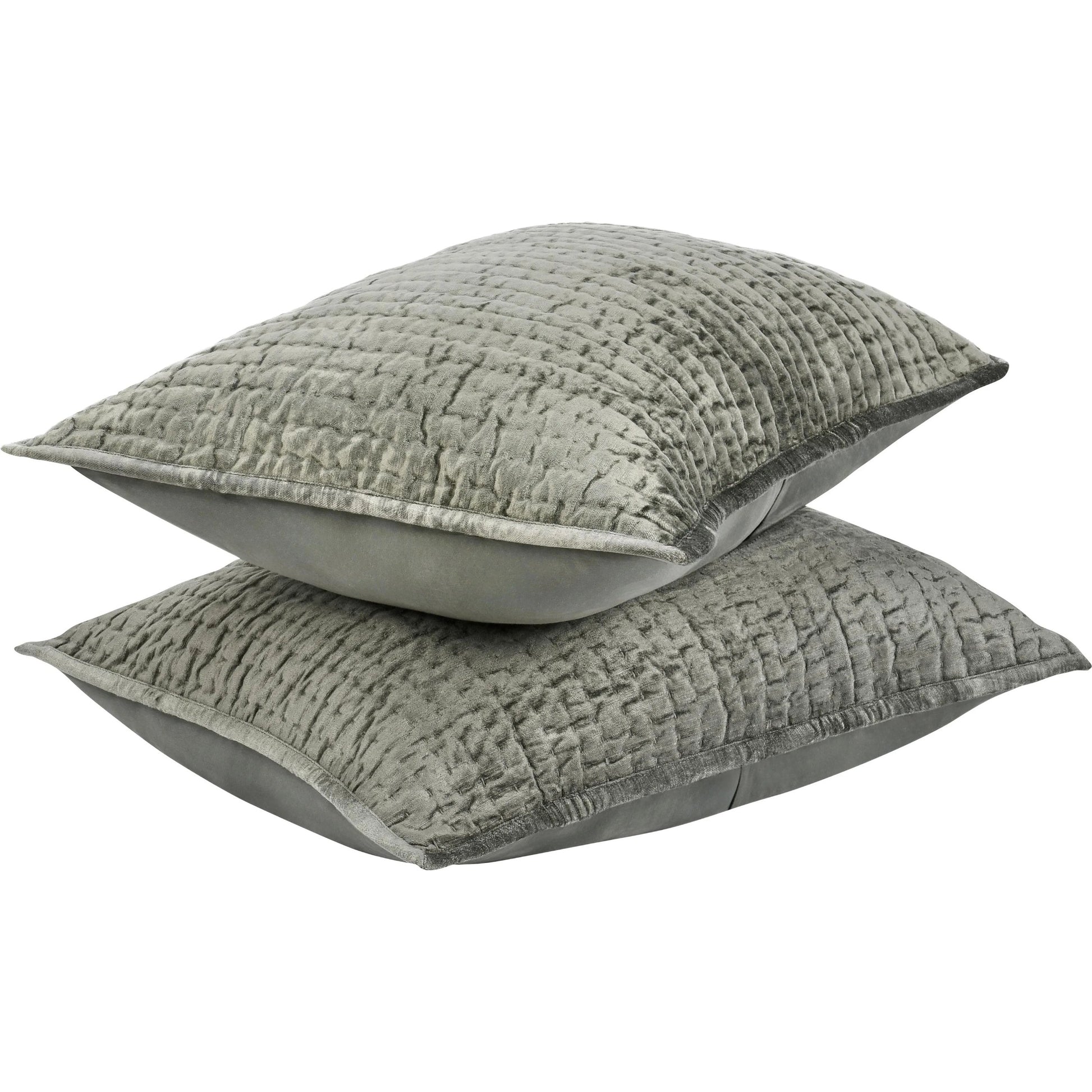 Dimitry 100% Rayon Velvet Euro Sham by Villa by Classic Home. Made from front: 100% rayon velvet; back: 100% solid cotton back in a modern style.