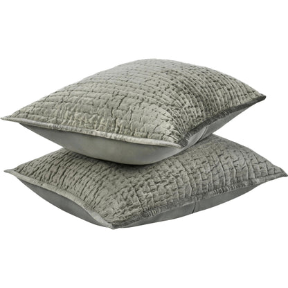 Dimitry 100% Rayon Velvet Euro Sham by Villa by Classic Home. Made from front: 100% rayon velvet; back: 100% solid cotton back in a modern style.