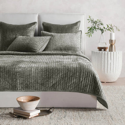 Dimitry 100% Rayon Velvet Euro Sham by Villa by Classic Home. Made from front: 100% rayon velvet; back: 100% solid cotton back in a modern style.