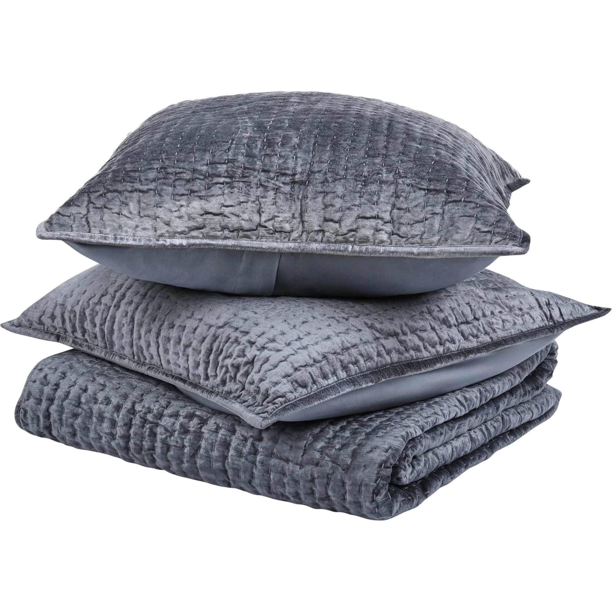 Dimitry 100% Rayon Velvet Bay Quilt by Villa by Classic Home. Made from unique in a modern style.