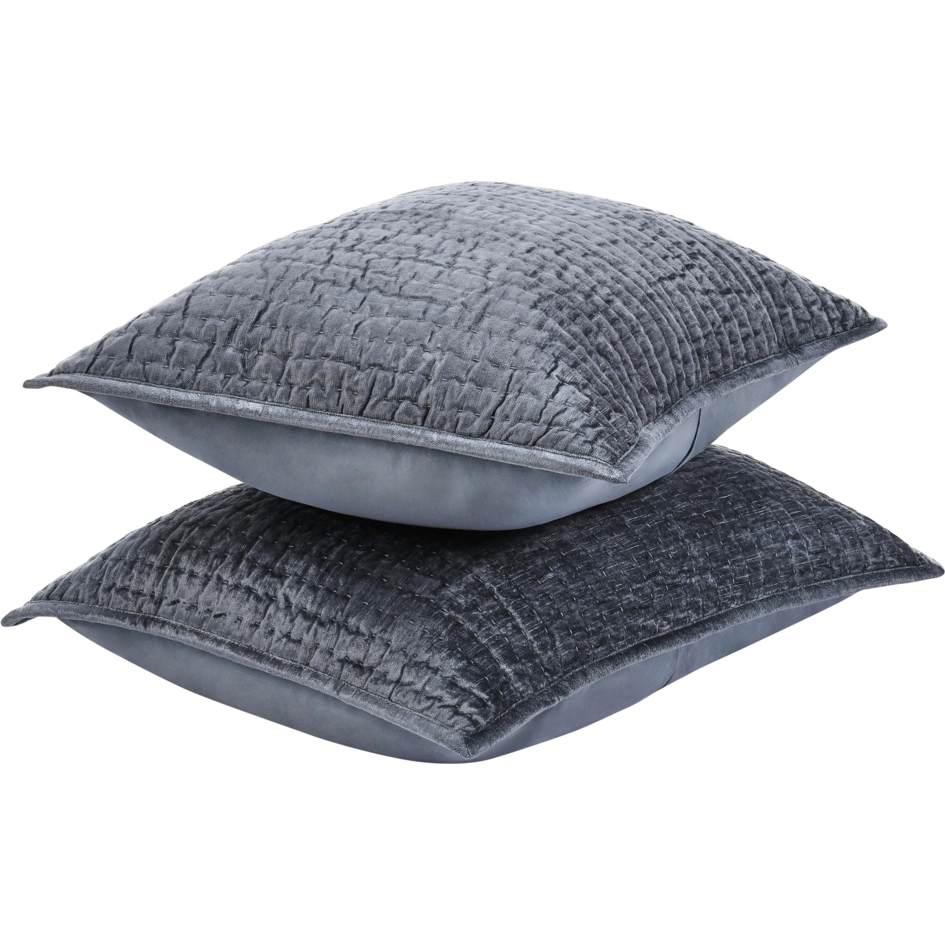 Dimitry 100% Rayon Velvet Euro Sham by Villa by Classic Home. Made from front: 100% rayon velvet; back: 100% solid cotton back in a modern style.