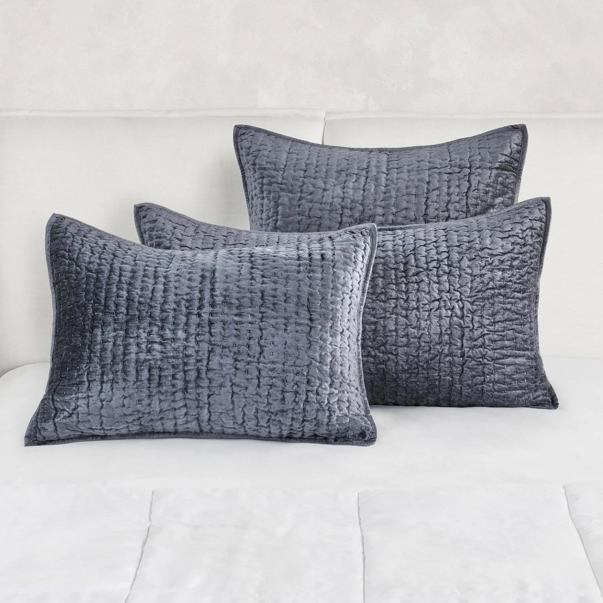 Dimitry 100% Rayon Velvet Euro Sham by Villa by Classic Home. Made from front: 100% rayon velvet; back: 100% solid cotton back in a modern style.