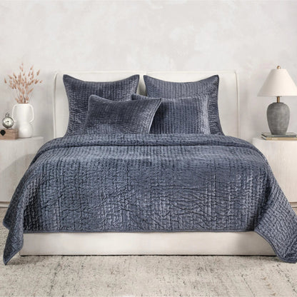 Dimitry 100% Rayon Velvet Euro Sham by Villa by Classic Home. Made from front: 100% rayon velvet; back: 100% solid cotton back in a modern style.