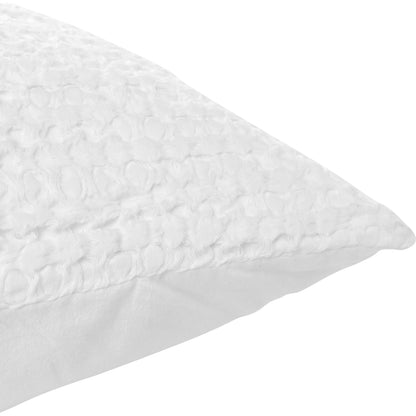 Claire Linen White King Sham by Villa by Classic Home. Made from 50% cotton/50% belgian flax linen in a unique style.