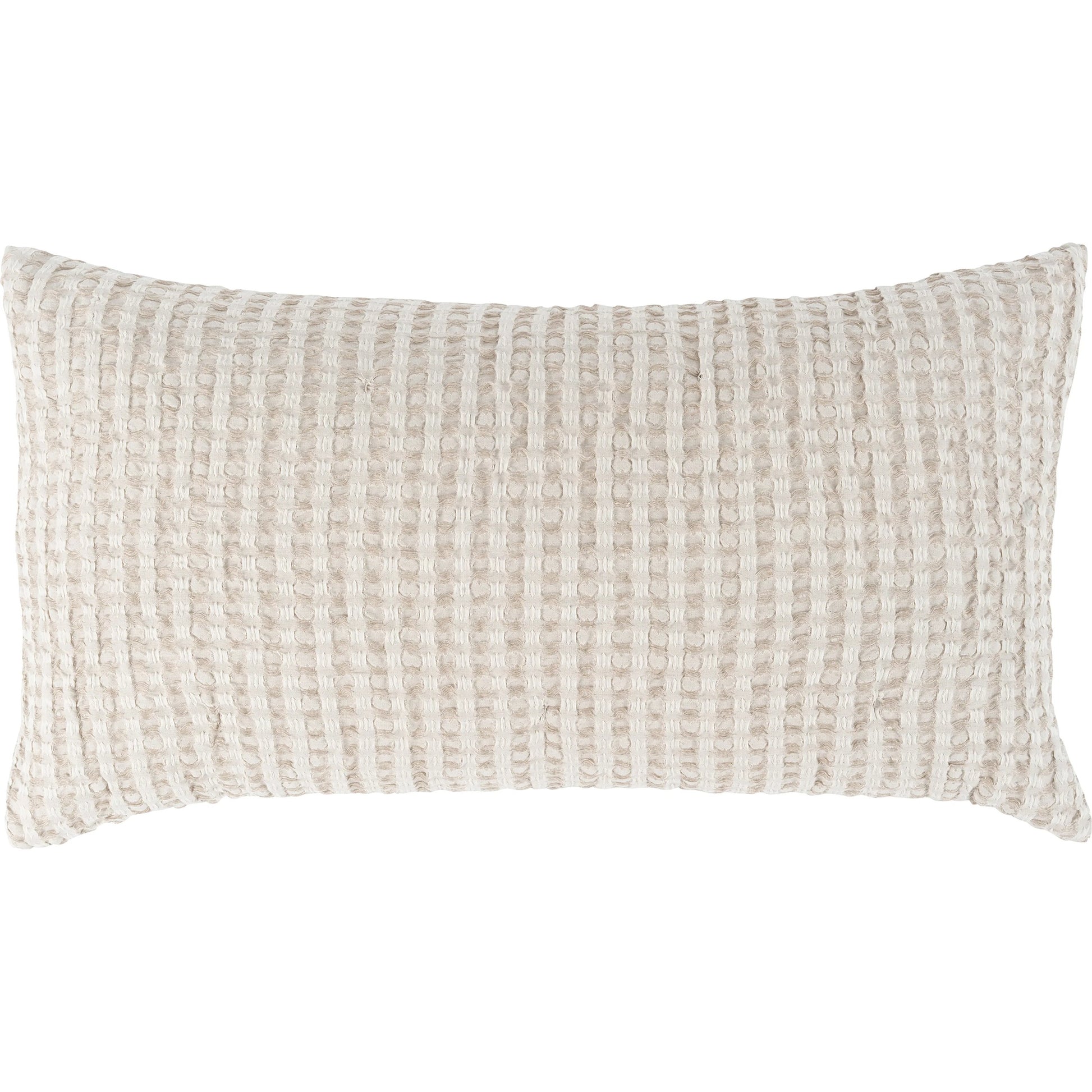 Colmar Natural Sham by Villa by Classic Home. Made from 50% cotton, 50% belgian flax linen in a transitional style.