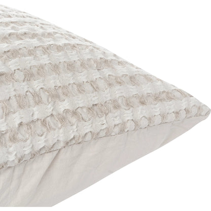 Colmar Natural Sham by Villa by Classic Home. Made from 50% cotton, 50% belgian flax linen in a transitional style.