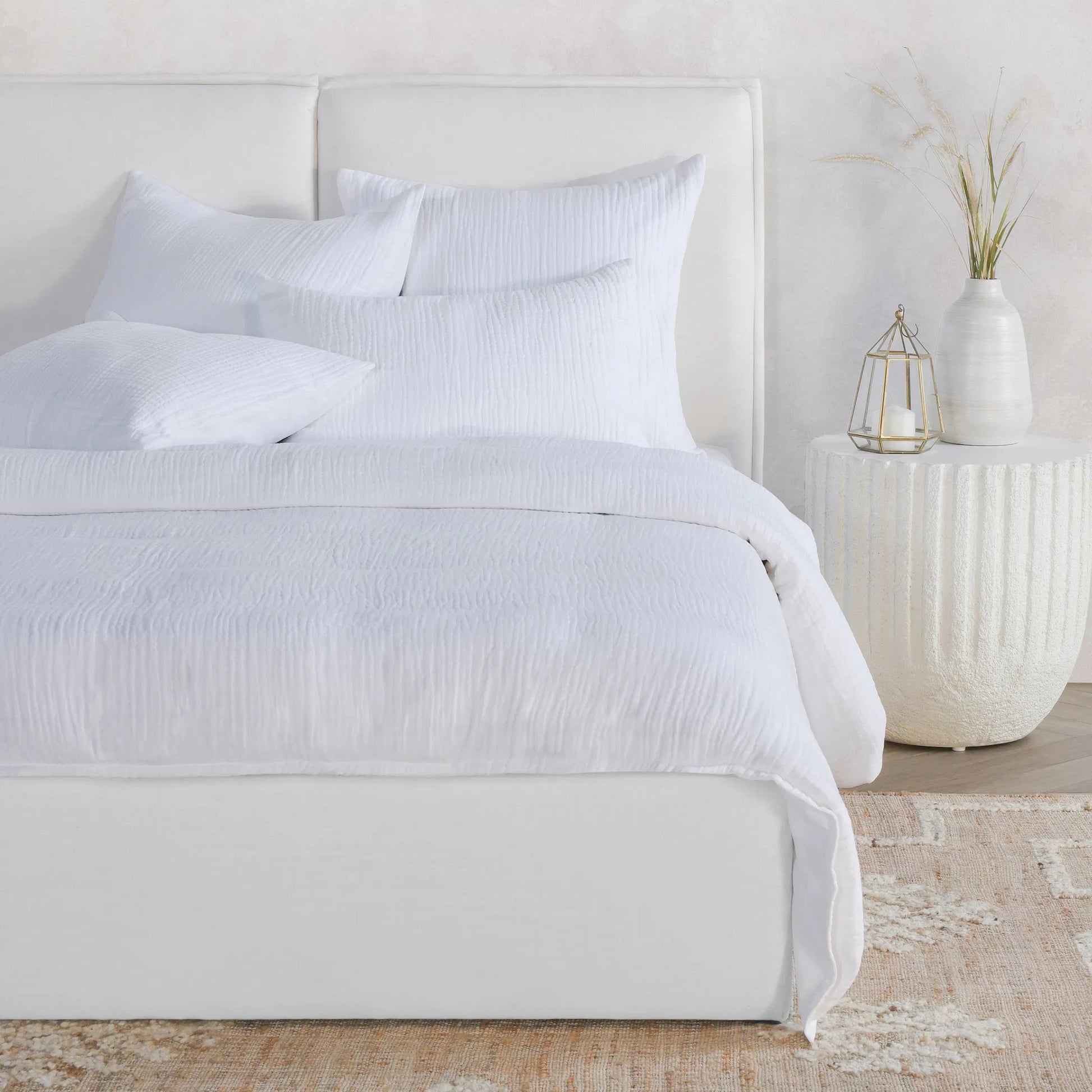 Cardiff White Duvet by Villa by Classic Home. Made from unique in a transitional style.