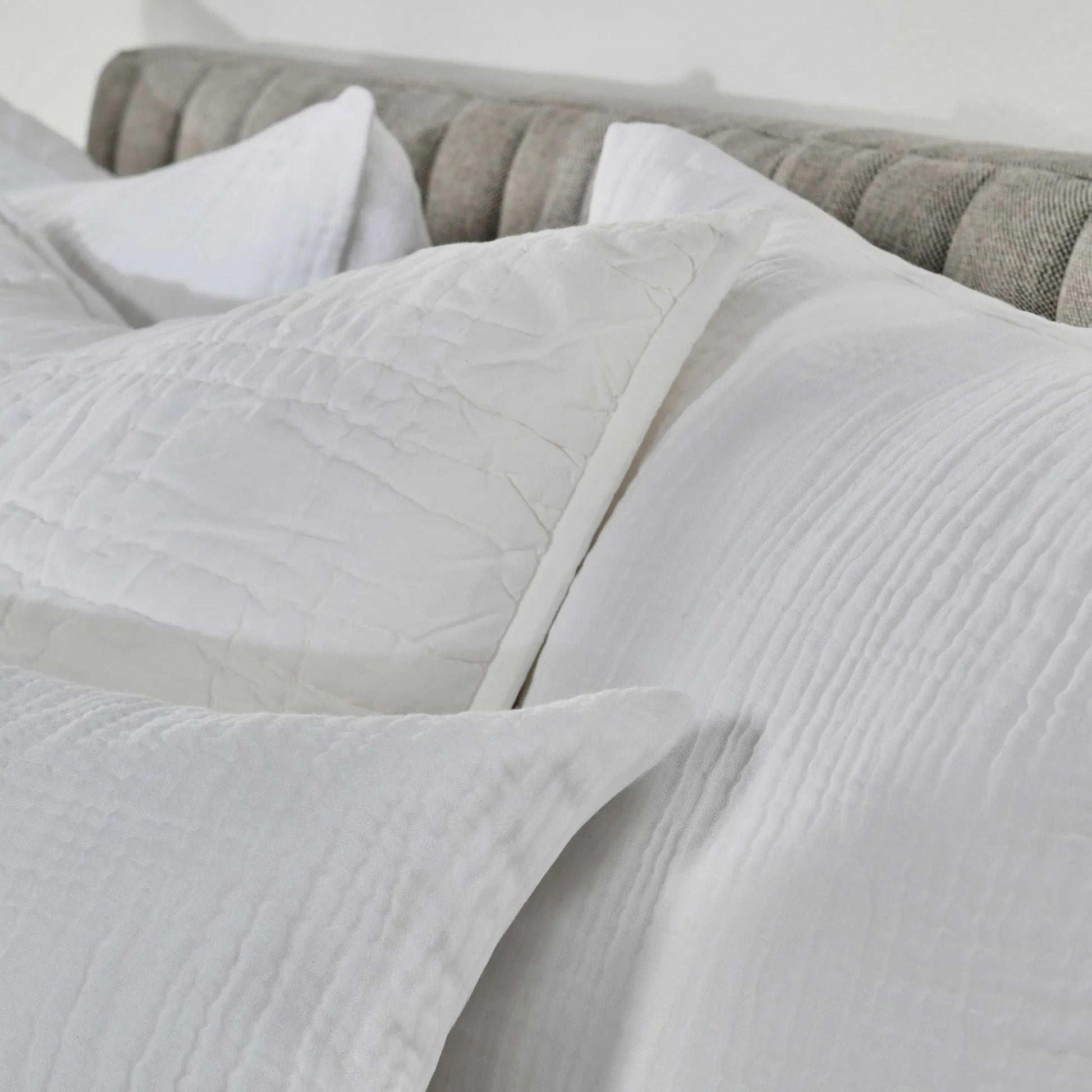 Cardiff White Sham by Villa by Classic Home. Made from unique in a transitional style.