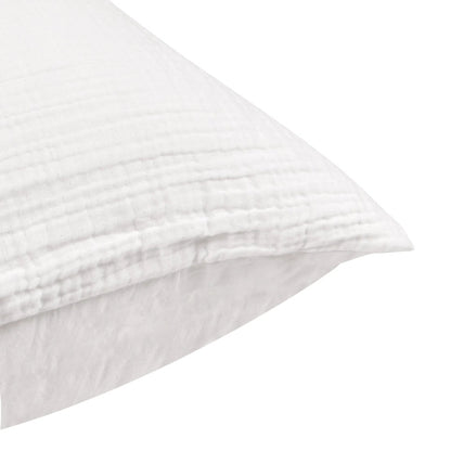 Cardiff White Sham by Villa by Classic Home. Made from unique in a transitional style.