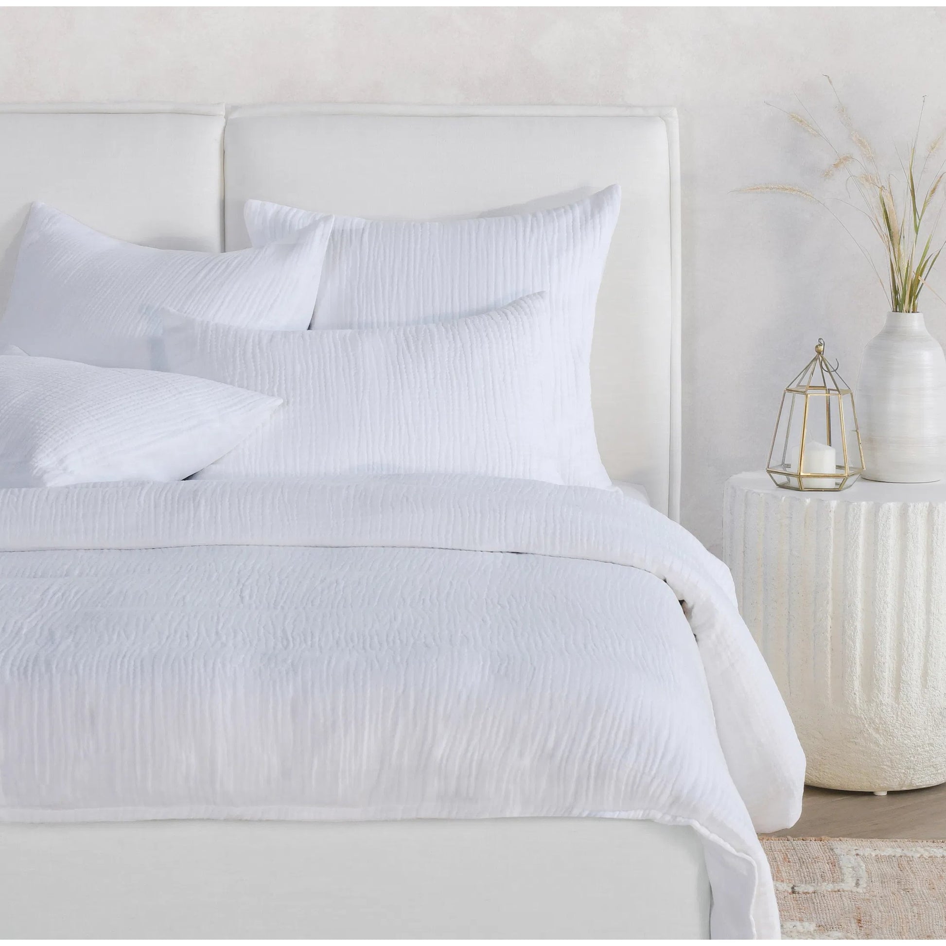 Cardiff White Sham by Villa by Classic Home. Made from unique in a transitional style.