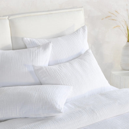 Cardiff White Sham by Villa by Classic Home. Made from unique in a transitional style.