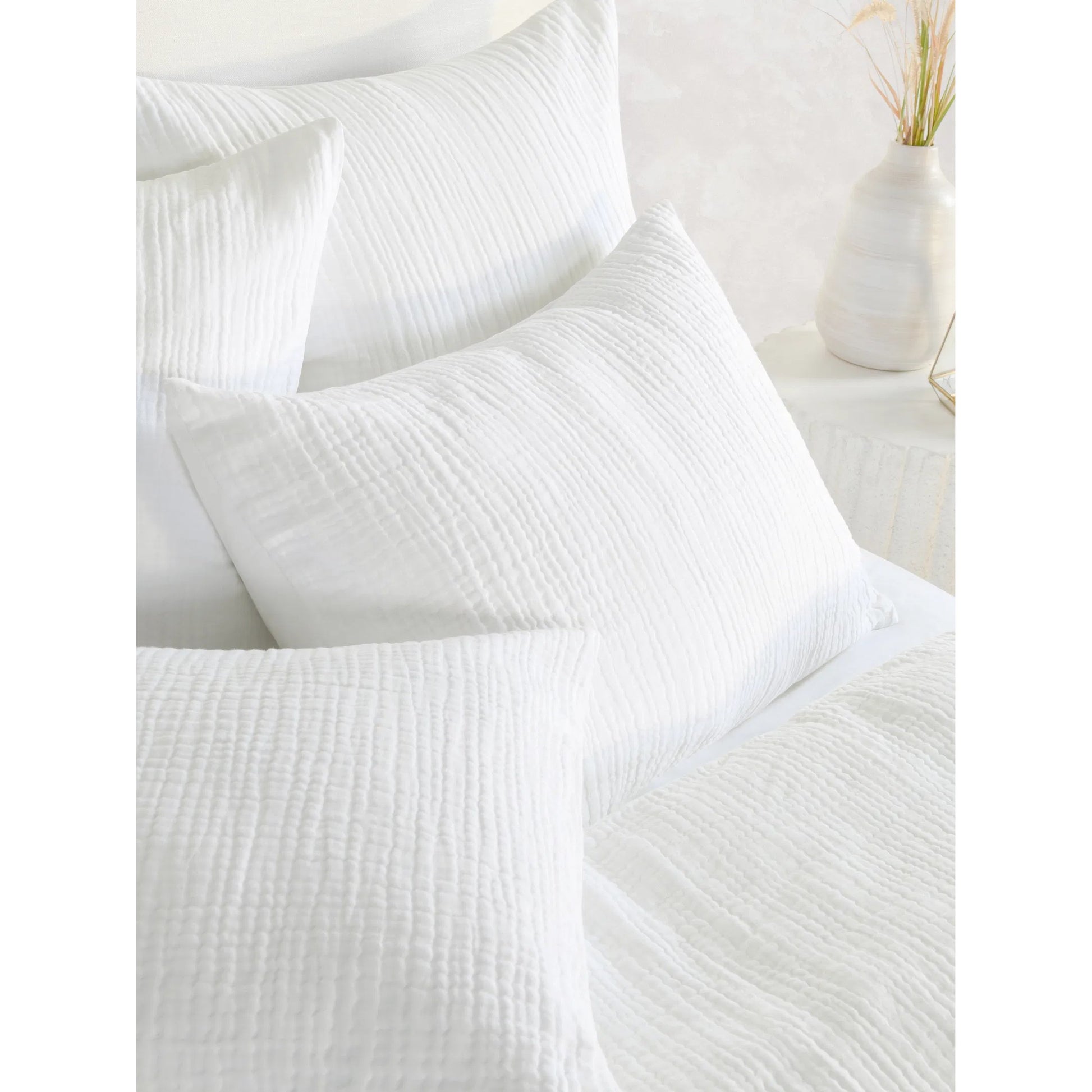 Cardiff White Sham by Villa by Classic Home. Made from unique in a transitional style.