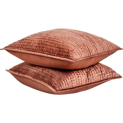 Dimitry 100% Rayon Velvet Euro Sham by Villa by Classic Home. Made from front: 100% rayon velvet; back: 100% solid cotton back in a modern style.