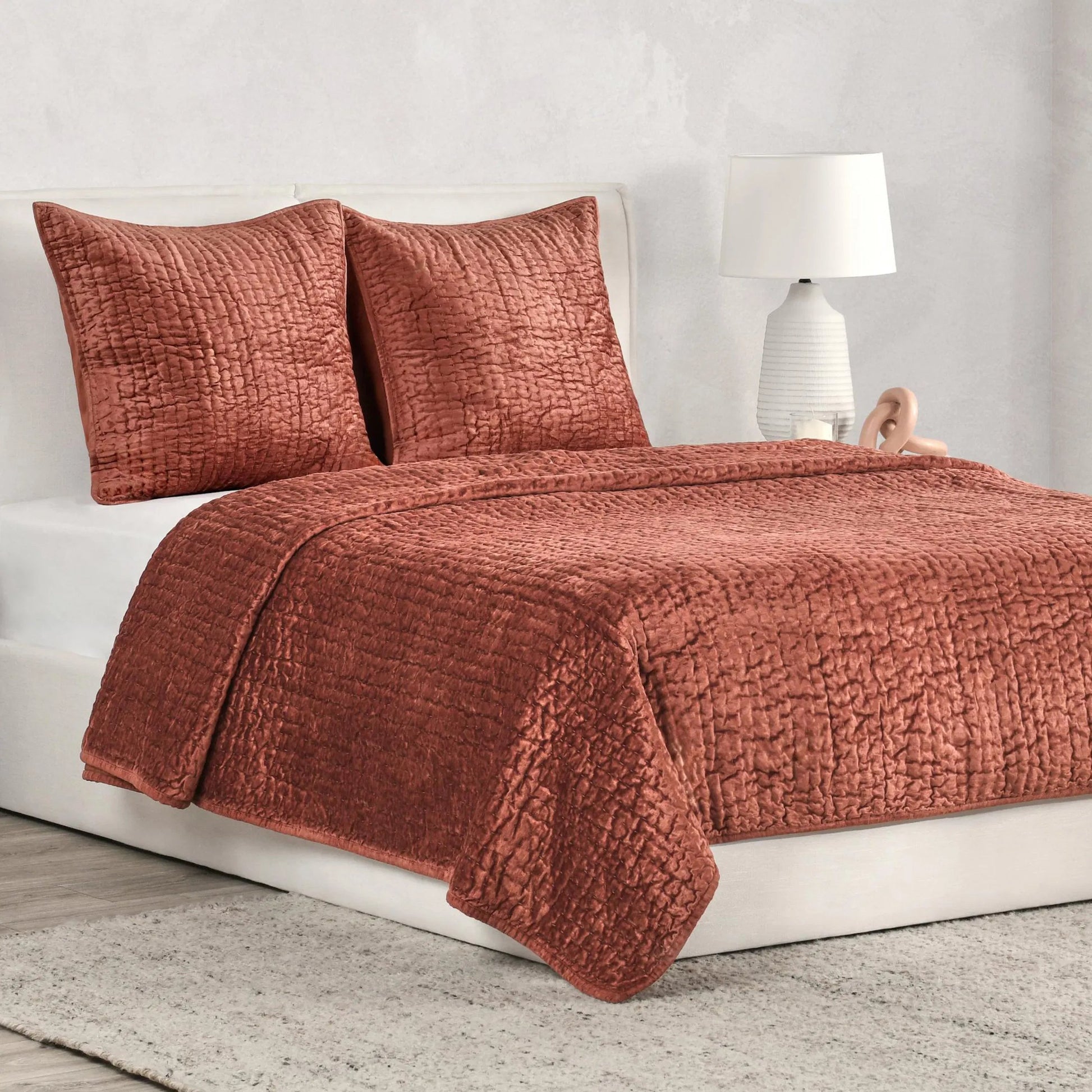 Dimitry 100% Rayon Velvet Euro Sham by Villa by Classic Home. Made from front: 100% rayon velvet; back: 100% solid cotton back in a modern style.