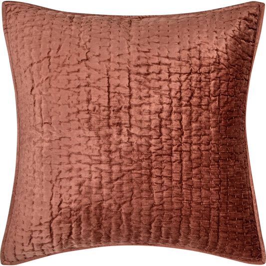 Dimitry 100% Rayon Velvet Euro Sham by Villa by Classic Home. Made from front: 100% rayon velvet; back: 100% solid cotton back in a unique style.