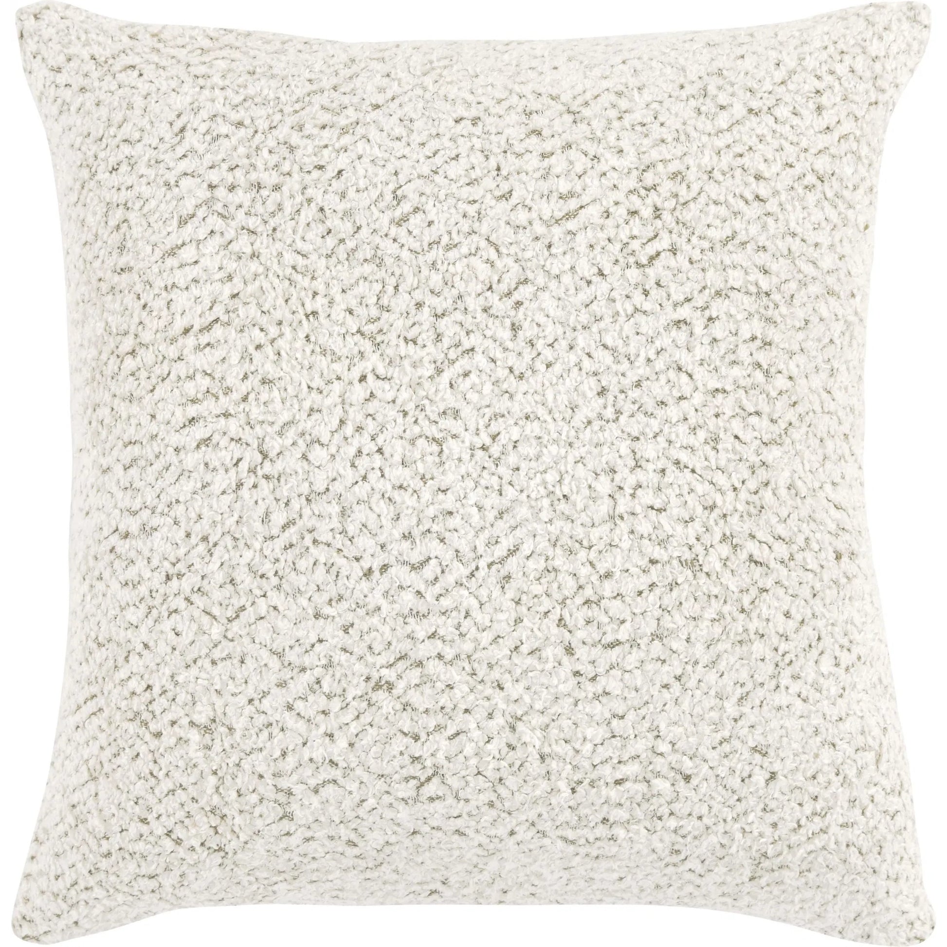 Maris Cotton Linen Blend Throw Pillow by Villa by Classic Home in ivory. Made from 50% cotton, 50% linen in a transitional style.