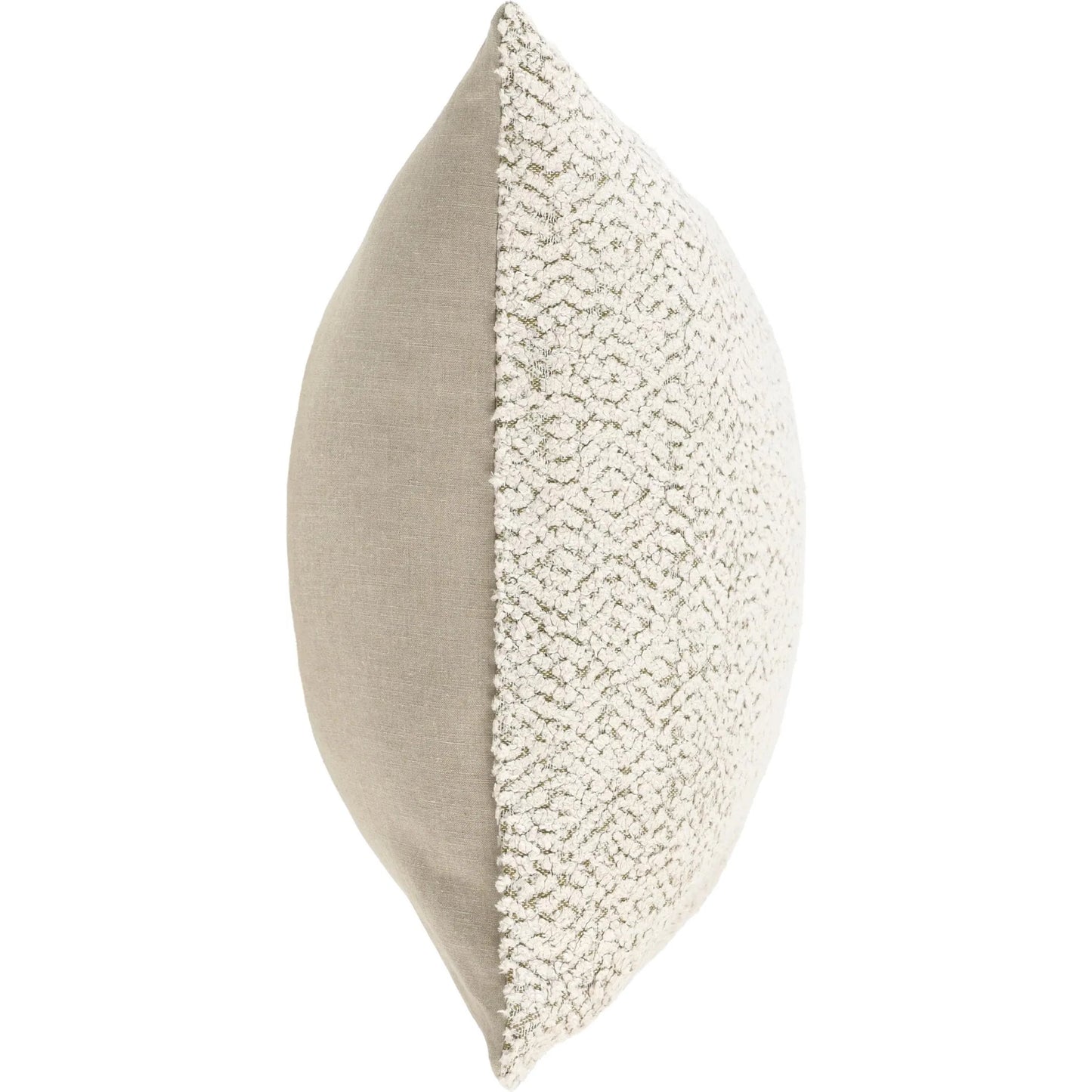 004 SI-2243764 | Additional Silo | Maris Cotton Linen Blend Throw Pillow by Villa by Classic Home in ivory. Made from 50% cotton, 50% linen in a transitional style.