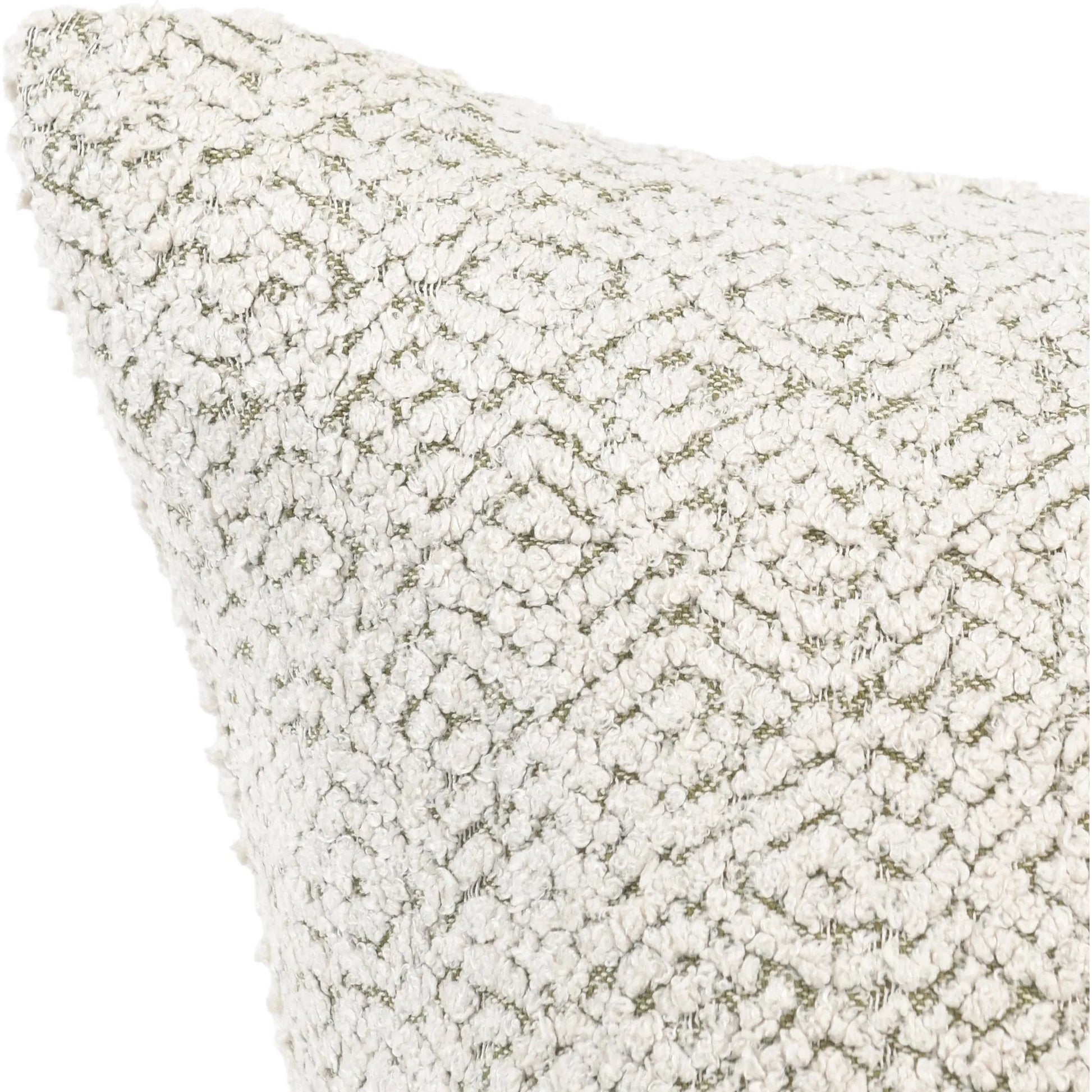 Maris Cotton Linen Blend Throw Pillow by Villa by Classic Home in ivory. Made from 50% cotton, 50% linen in a transitional style.