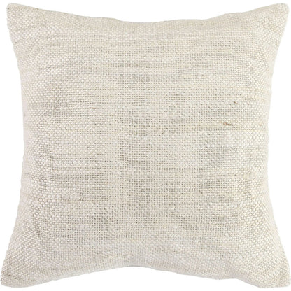 Halter Woven Jute Throw Pillow by Villa by Classic Home in ivory. Made from unique in a transitional style.