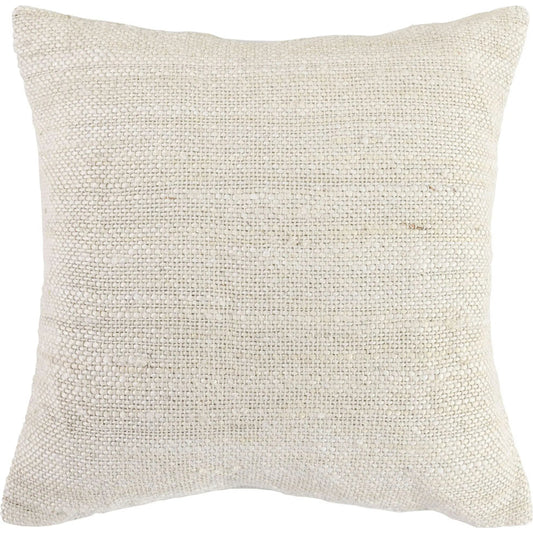 Halter Woven Jute Throw Pillow by Villa by Classic Home in ivory. Made from unique in a unique style.