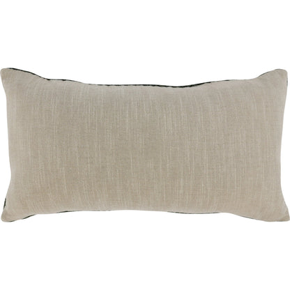 Nakeya Knitted Belgian Linen Throw Pillow by Villa by Classic Home in saffron. Made from 100% belgian flax linen in a modern style.