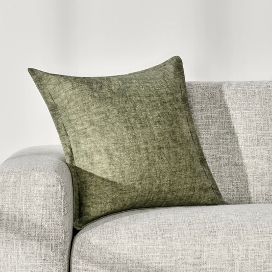 Solstice 100% Linen Square Throw Pillow by Villa by Classic Home. Made from 100% belgian flax linen in a modern style.