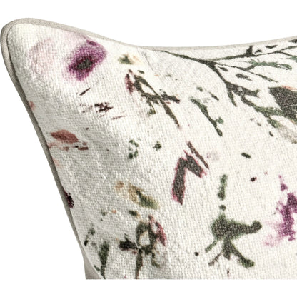 Cosmo Coton Linen Blend Throw Pillow by Villa by Classic Home in multicolor. Made from 60% cotton, 40% belgian flax linen in a transitional style.