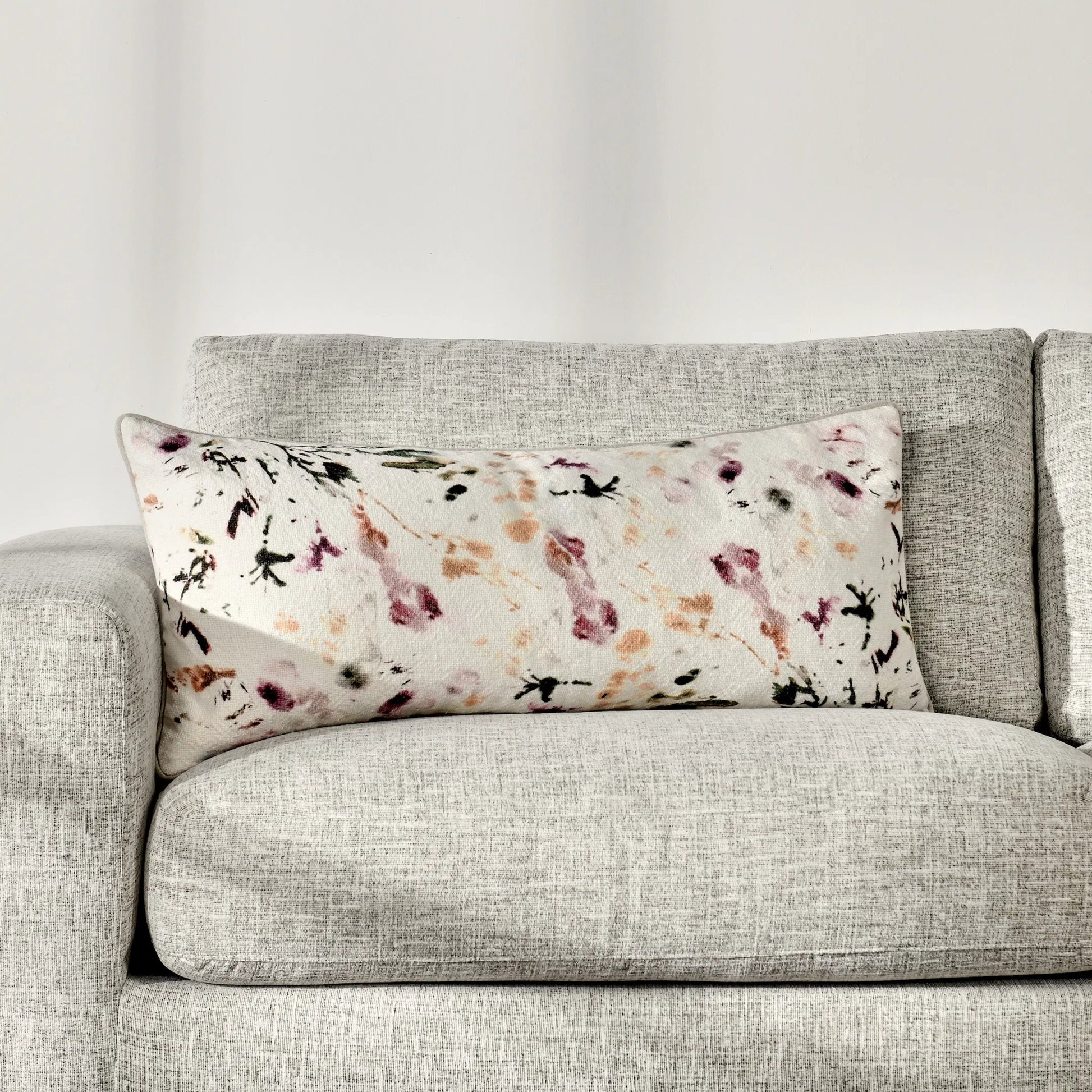 Cosmo Coton Linen Blend Throw Pillow by Villa by Classic Home in multicolor. Made from 60% cotton, 40% belgian flax linen in a transitional style.