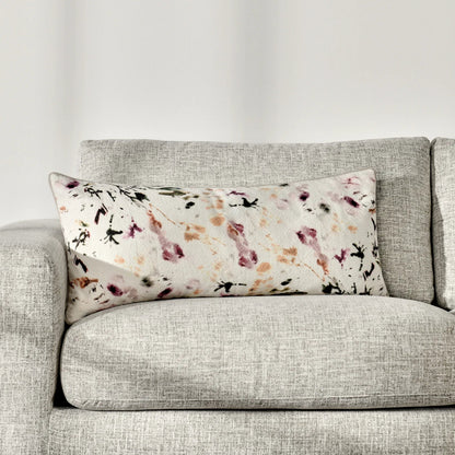 Cosmo Coton Linen Blend Throw Pillow by Villa by Classic Home in multicolor. Made from 60% cotton, 40% belgian flax linen in a transitional style.