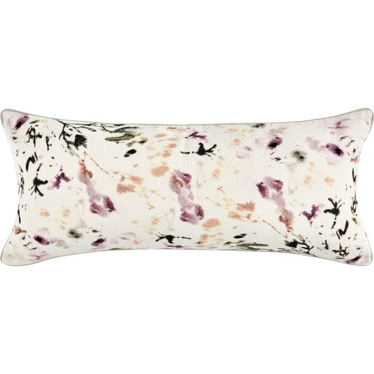 Cosmo Coton Linen Blend Throw Pillow by Villa by Classic Home in multicolor. Made from 60% cotton, 40% belgian flax linen in a unique style.