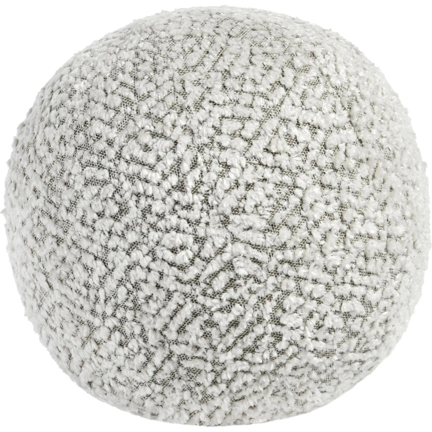 001 SI-2243783 | Primary Silo | Maris Round Belgian Linen Throw Pillow by Villa by Classic Home in ivory. Made from 50% cotton, 50% linen in a transitional style.