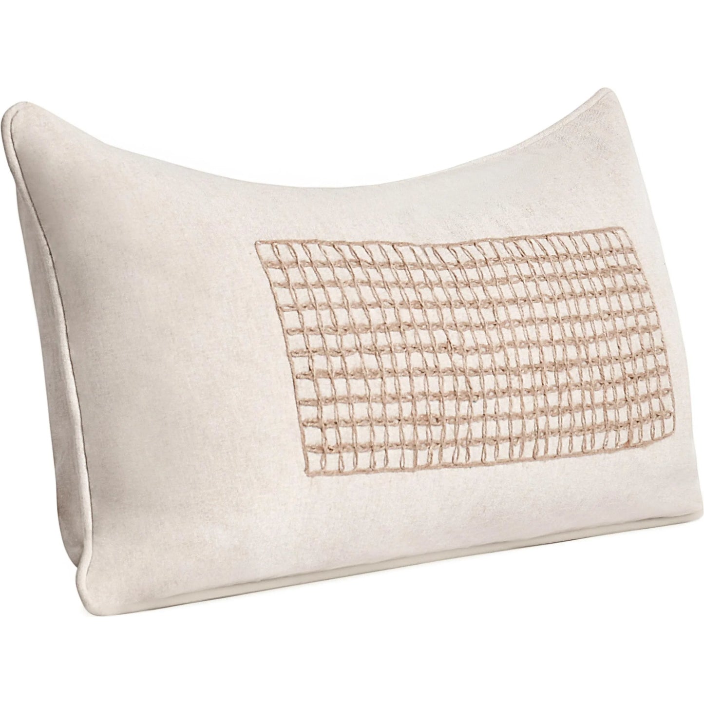 003 SI-2243785 | Additional Silo | Siena Cotton Linen Blend Throw Pillow by Villa by Classic Home in beige. Made from 50% cotton, 50% belgian flax linen in a transitional style.
