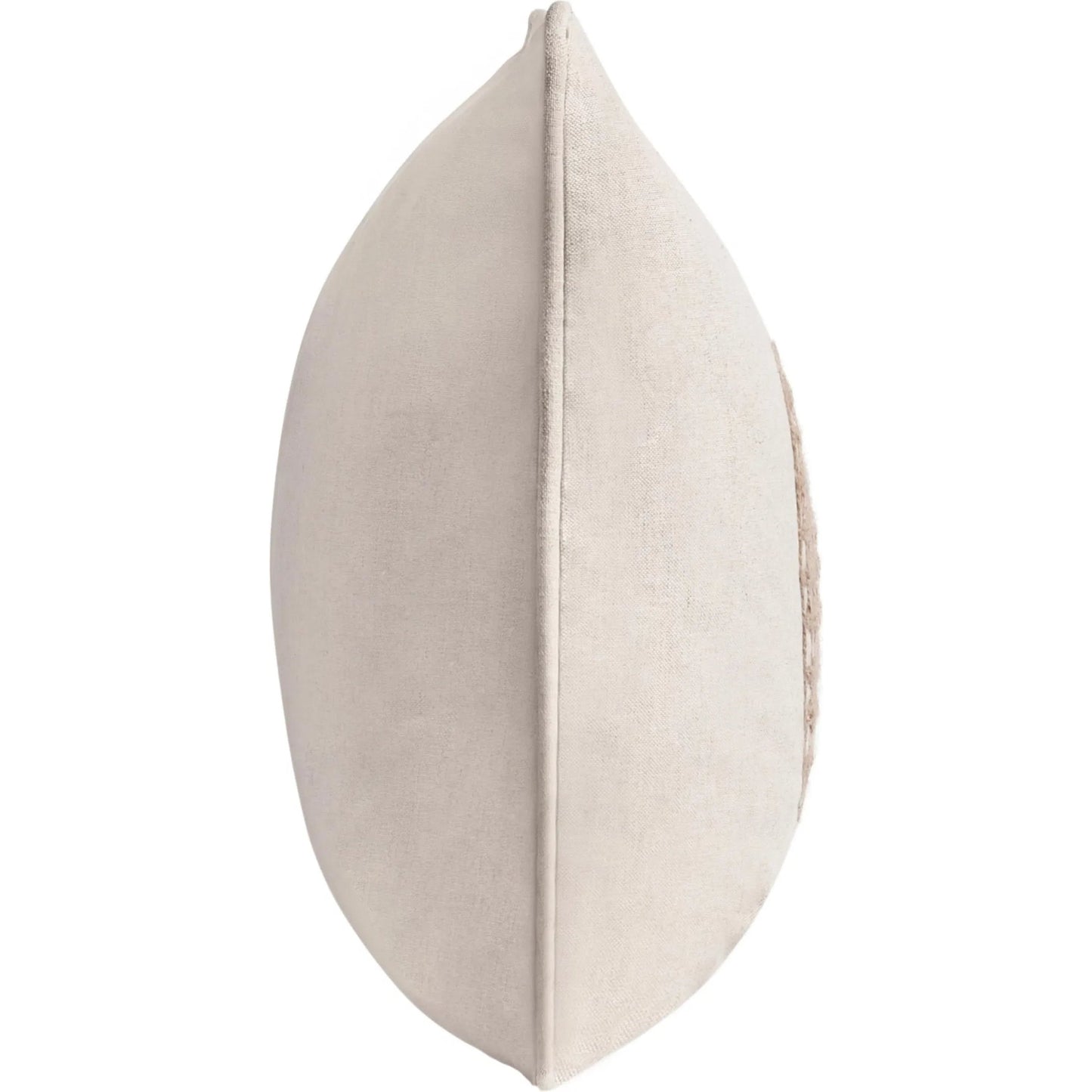 002 SI-2243785 | Additional Silo | Siena Cotton Linen Blend Throw Pillow by Villa by Classic Home in beige. Made from 50% cotton, 50% belgian flax linen in a transitional style.
