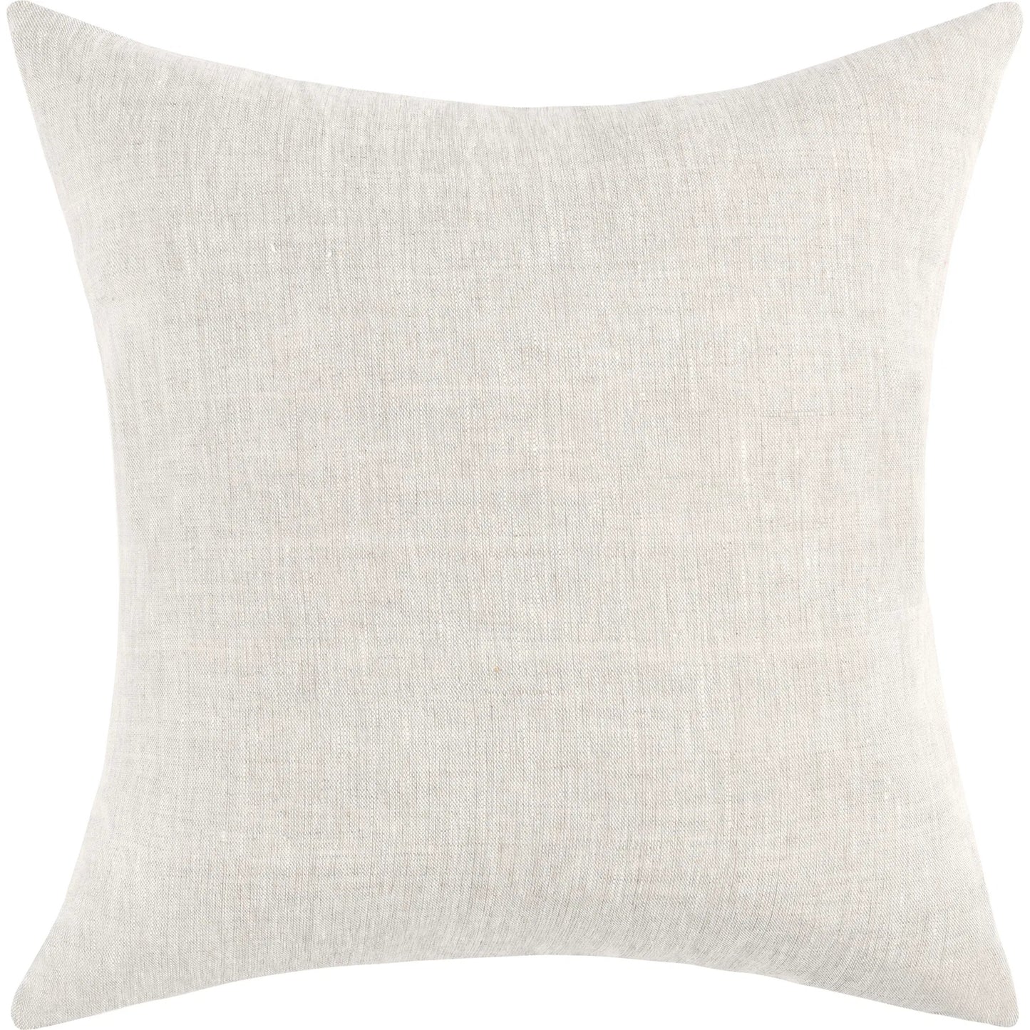 002 SI-2243798 | Additional Silo | Breccia Belgian Linen Throw Pillow by Villa by Classic Home in taupe. Made from 100% belgian flax linen in a transitional style.
