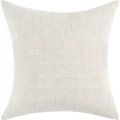 Breccia Belgian Linen Throw Pillow by Villa by Classic Home in taupe. Made from 100% belgian flax linen in a transitional style.
