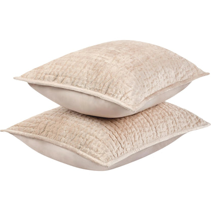 Dimitry 100% Rayon Velvet Euro Sham by Villa by Classic Home. Made from front: 100% rayon velvet; back: 100% solid cotton back in a modern style.