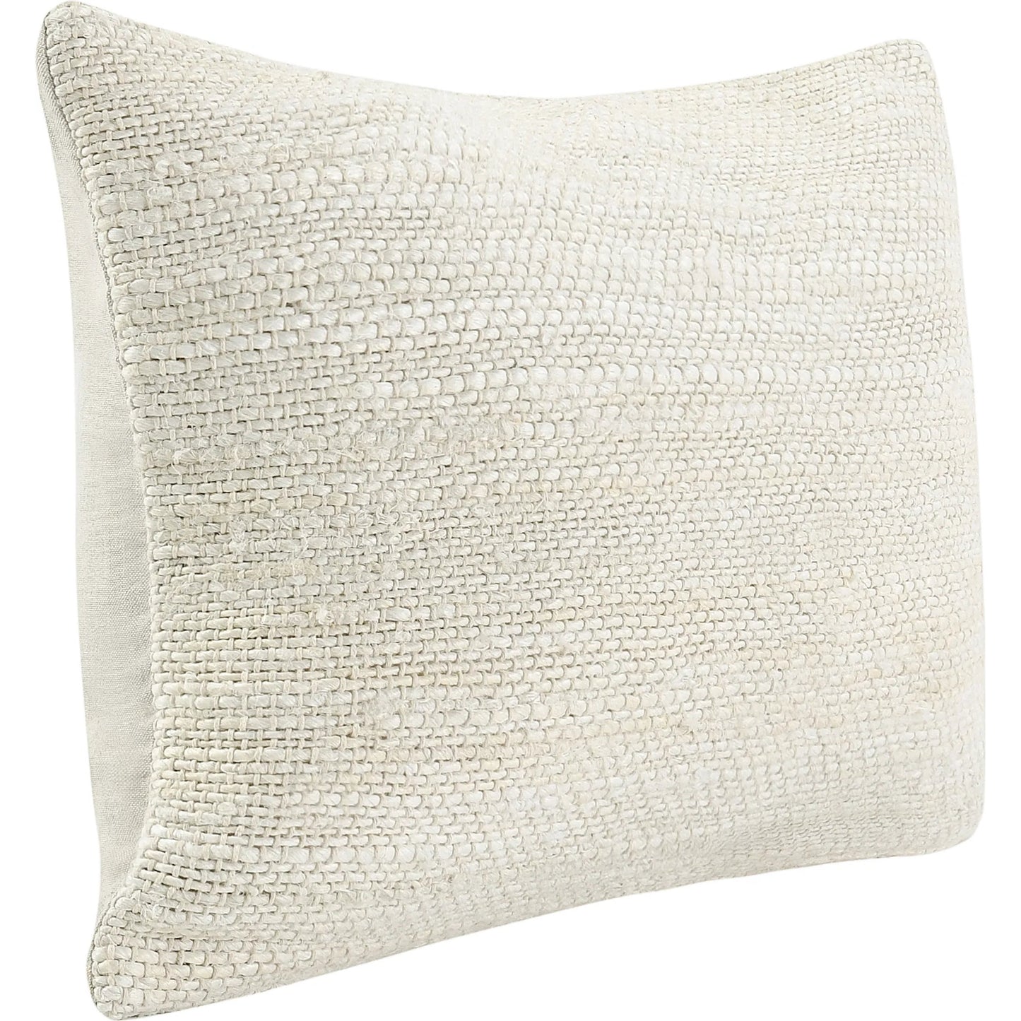 007 SI-2243800 | Additional Silo | Halter Woven Jute Throw Pillow by Villa by Classic Home in ivory. Made from unique in a transitional style.