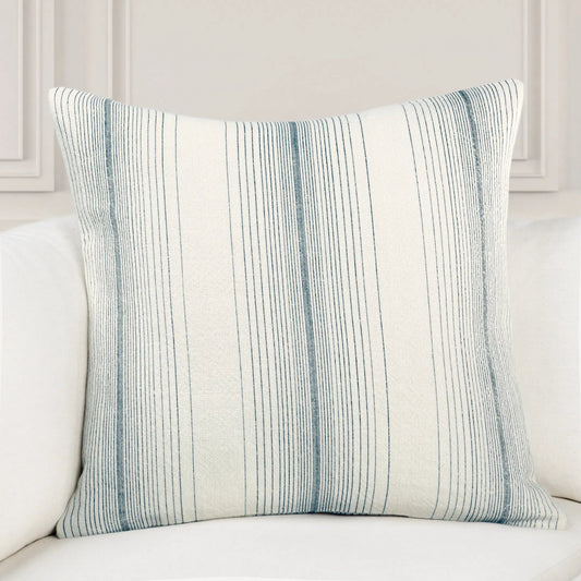 Theta Linen Blend Square Throw Pillow by Villa by Classic Home. Made from 60% linen, 40% cotton in a transitional style.