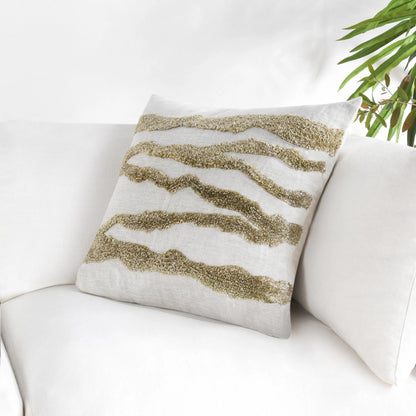 Passage Belgian Linen Blend Throw Pillow by Villa by Classic Home. Made from 100% belgian flax linen in a transitional style.