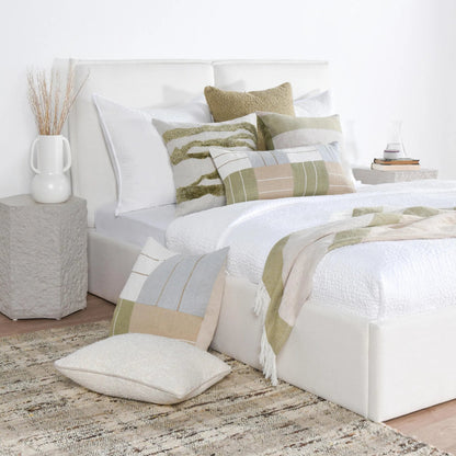 Passage Belgian Linen Blend Throw Pillow by Villa by Classic Home. Made from 100% belgian flax linen in a transitional style.