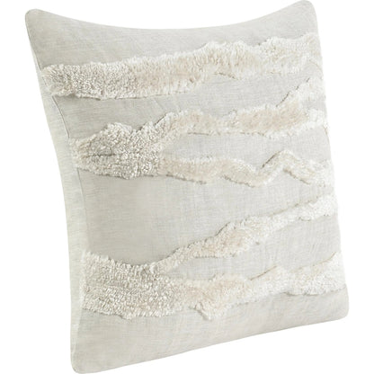 Passage Belgian Linen Blend Throw Pillow by Villa by Classic Home. Made from 100% belgian flax linen in a transitional style.