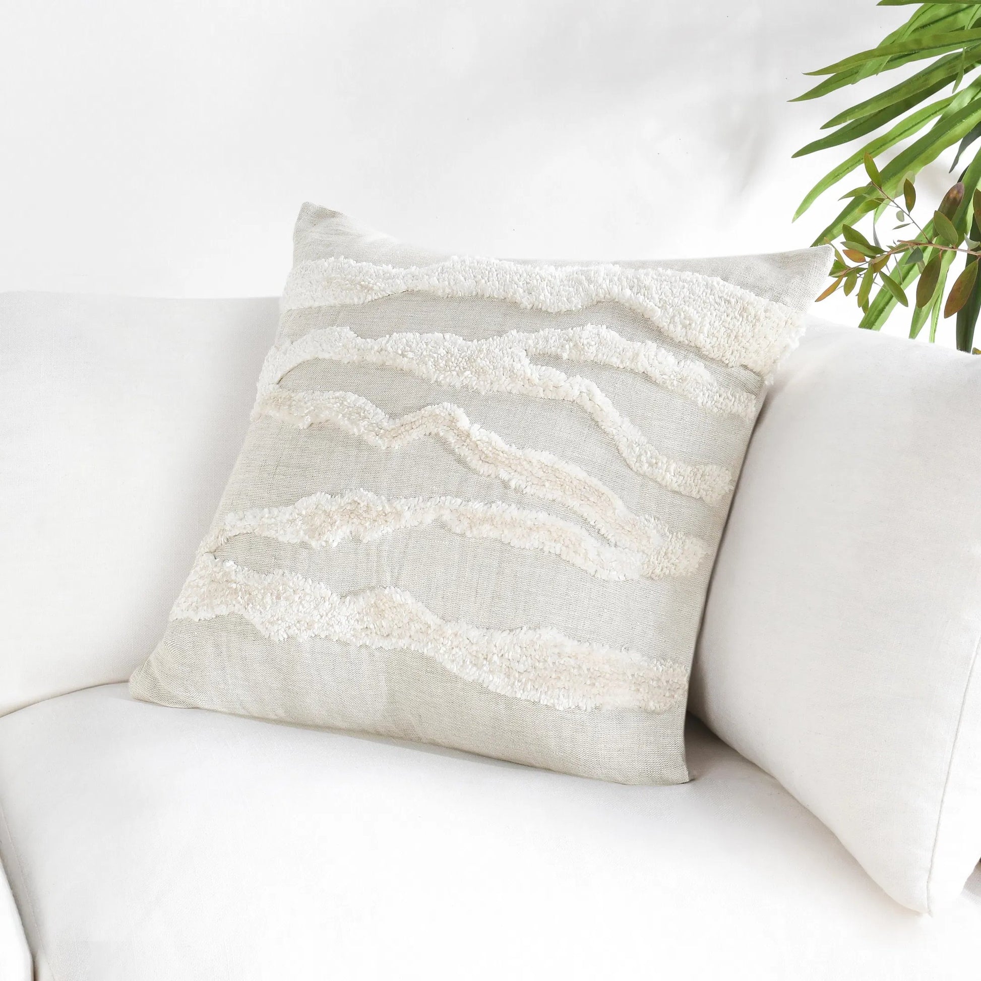 Passage Belgian Linen Blend Throw Pillow by Villa by Classic Home. Made from 100% belgian flax linen in a transitional style.