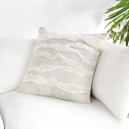 Passage Belgian Linen Blend Throw Pillow by Villa by Classic Home. Made from 100% belgian flax linen in a transitional style.